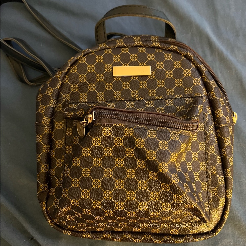 Stylish Geometric Mini Backpack. Size Width 8” X … - image 1